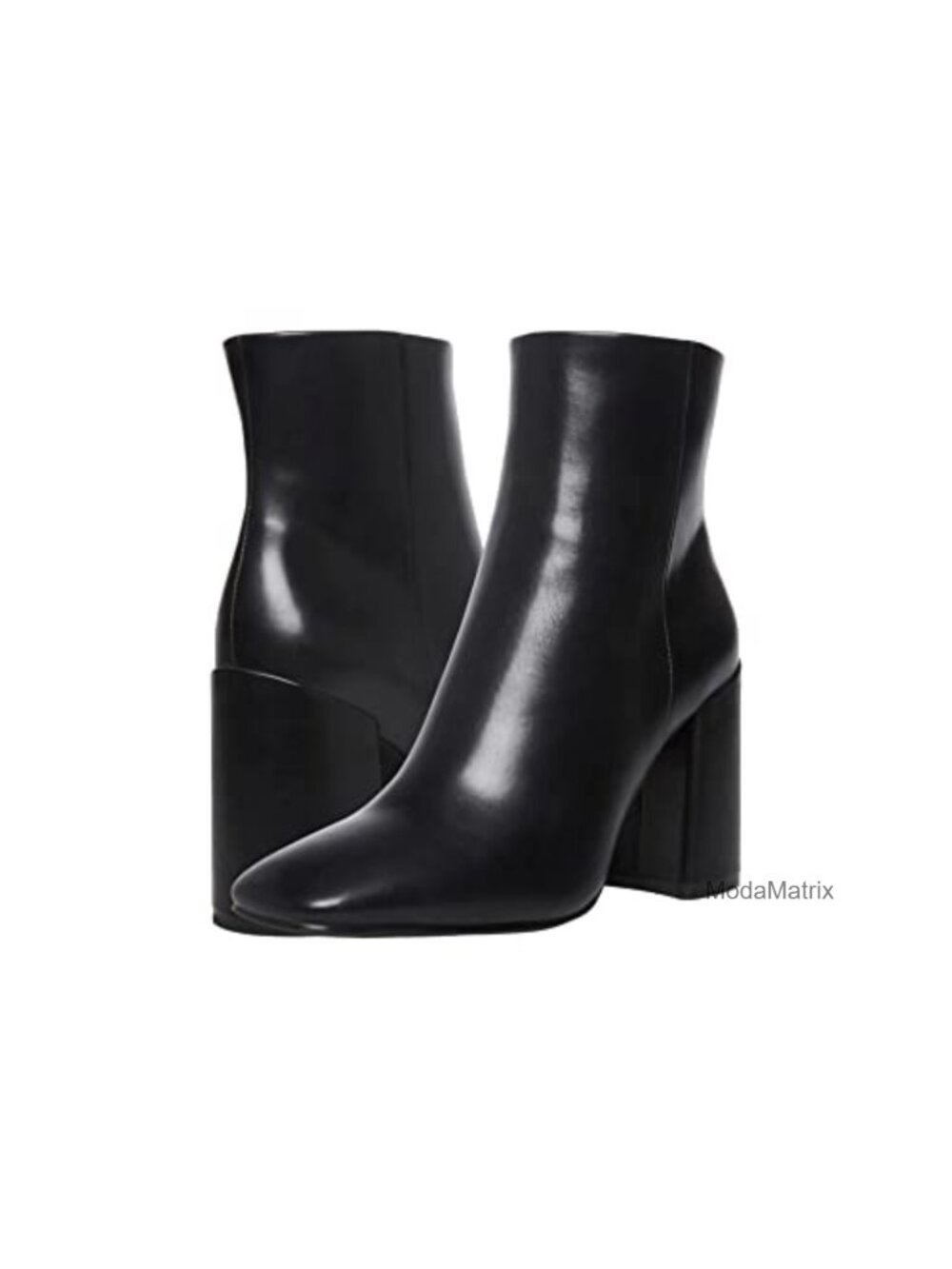 Madden Girl Square Toe Block Heel Ankle Bootie